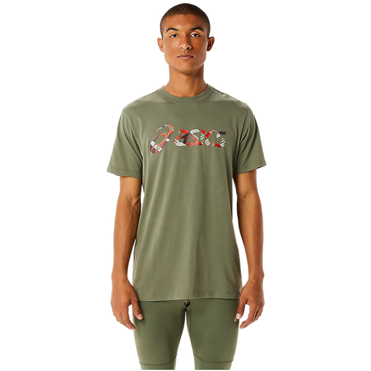 ASICS Wild Camo Tee 2031D100-300 T-Shirts grün
