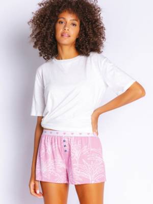 P.J.Salvage® Pyjamashorts Cozy Casual Print Pyjamahosen lila
