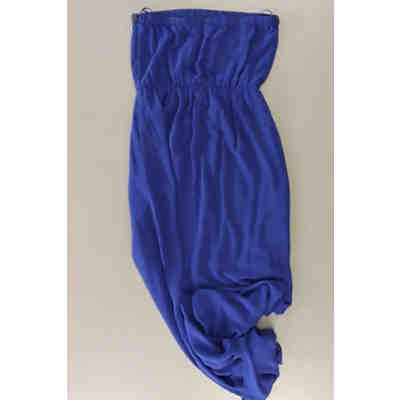 Second Hand -  Bandeaukleid Ärmellos blau aus Polyester W Gr. L