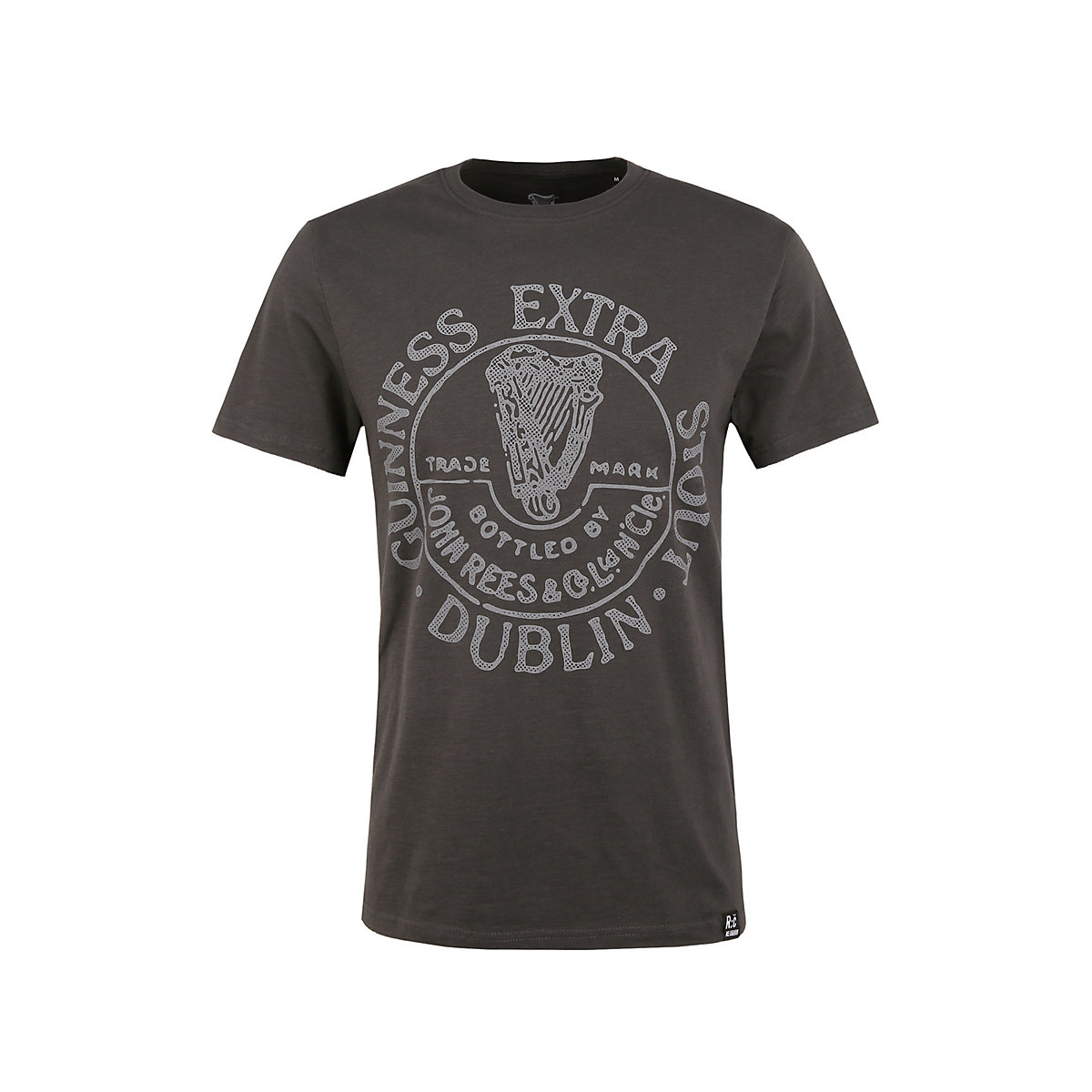 RE:COVERED™ Recovered T-Shirt Guinness Dublin Stamp Black T-Shirts AdultM schwarz