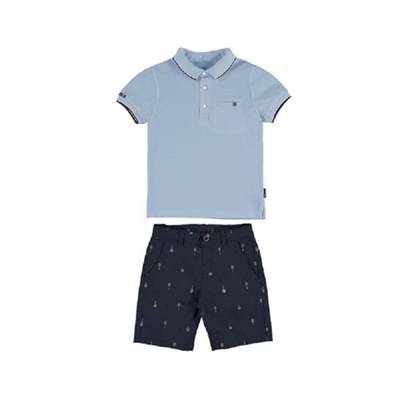 Mayoral Sommerset Poloshirt & Bermuda Poloshirts für Jungen blau
