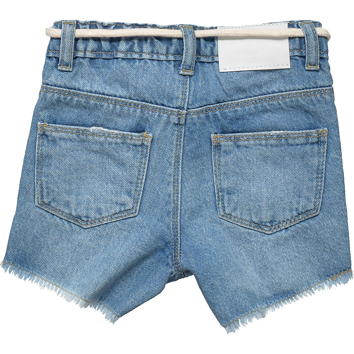 STACCATO Set Jeansshorts + Gürtel für Mädchen blue denim