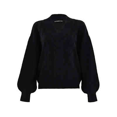 Threadbare Pullover THB Pebble Cable V Neck Jumper Pullover AdultW