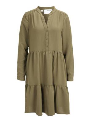 SELECTED FEMME Blusenkleid khaki