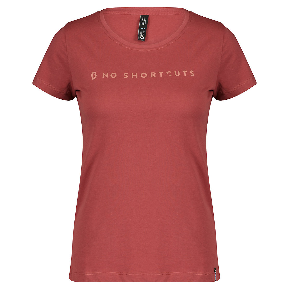 SCOTT T-Shirt No Shortcuts für Damen rot
