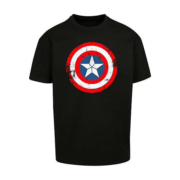 Marvel Captain America Civil War Distressed Shield T-Shirts