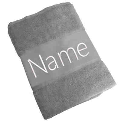 Handtuch Badetuch mit Namen bestickt personalisiert