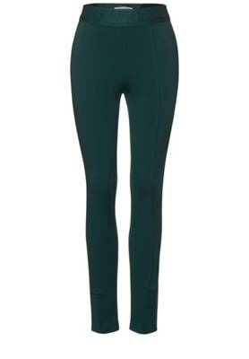 CECIL Slim Fit Hose in Inch 28 dunkelgrün