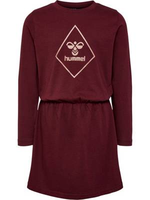hummel hmlLUNA DRESS L/S Kleider für Mädchen beere