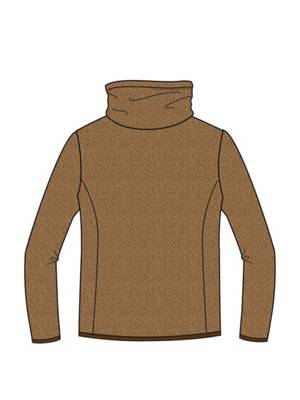 PROTEST RIRI Full zip top Fleecejacken braun SE7814