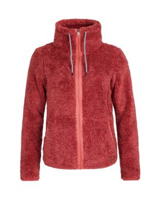 PROTEST RIRI Full zip top Fleecejacken rot