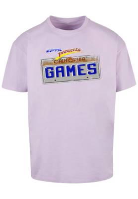 F4NT4STIC California Games Plate T-Shirts lila