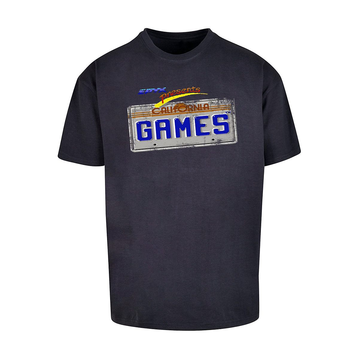 F4NT4STIC California Games Plate T-Shirts dunkelblau