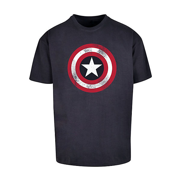 Marvel Avengers Captain America Distressed Shield T-Shirts