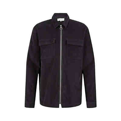 Blusen & Shirts Loose Fit Hemdjacke aus Cord Langarmhemden