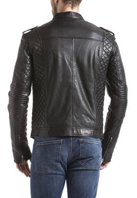 BLUE WELLFORD Lederjacke BRISBANE schwarz