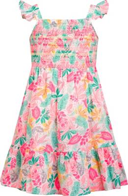 happy girls Kinder Kleid neonorange