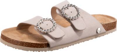 ambellis Fashion Komfort-Pantoletten taupe