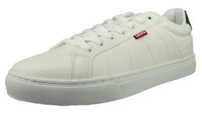 Levi's® Herren Low Sneaker Jimmy 233642-681 Weiß 51 White Kunstleder Sneakers Low weiß