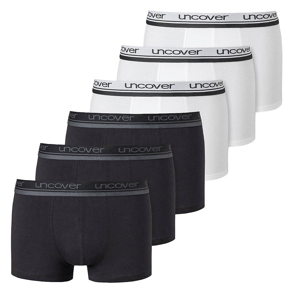 uncover by SCHIESSER Retro Shorts / Pant 6er Pack Basic Panties mehrfarbig