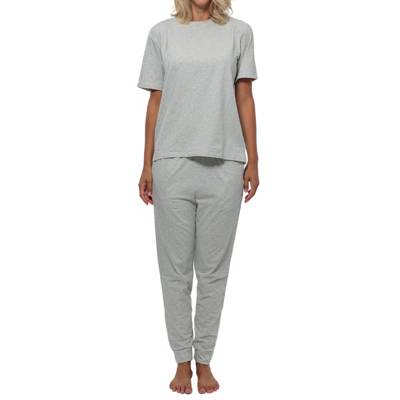 SCHIESSER Schlafanzug Organic Cotton Schlafanzüge grau