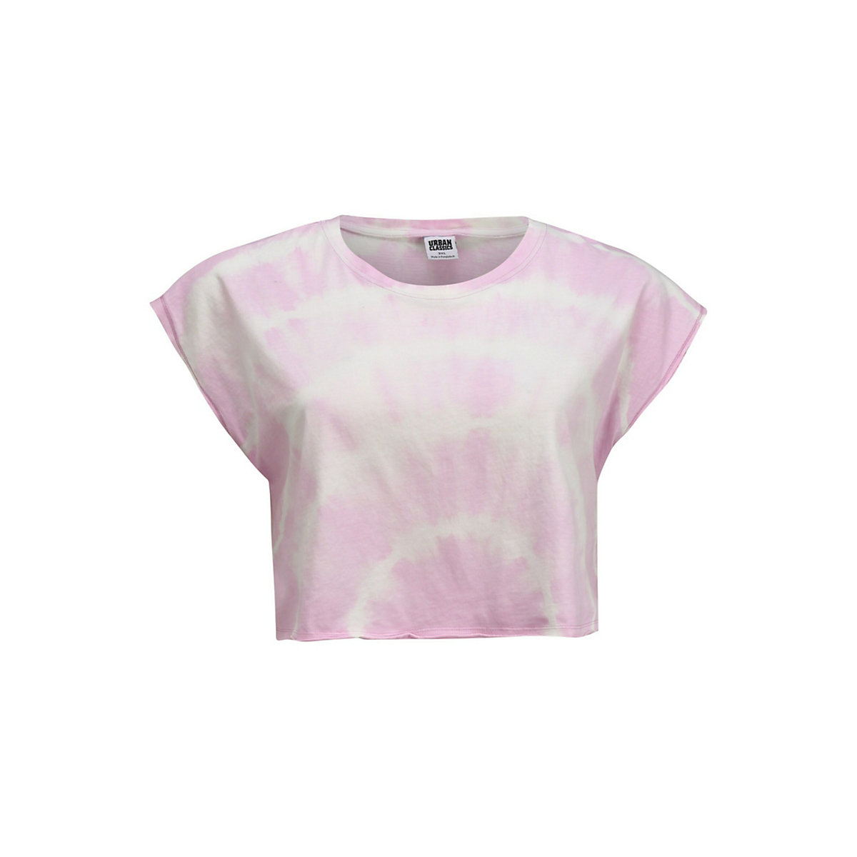 Urban Classics Shirt pink/weiß