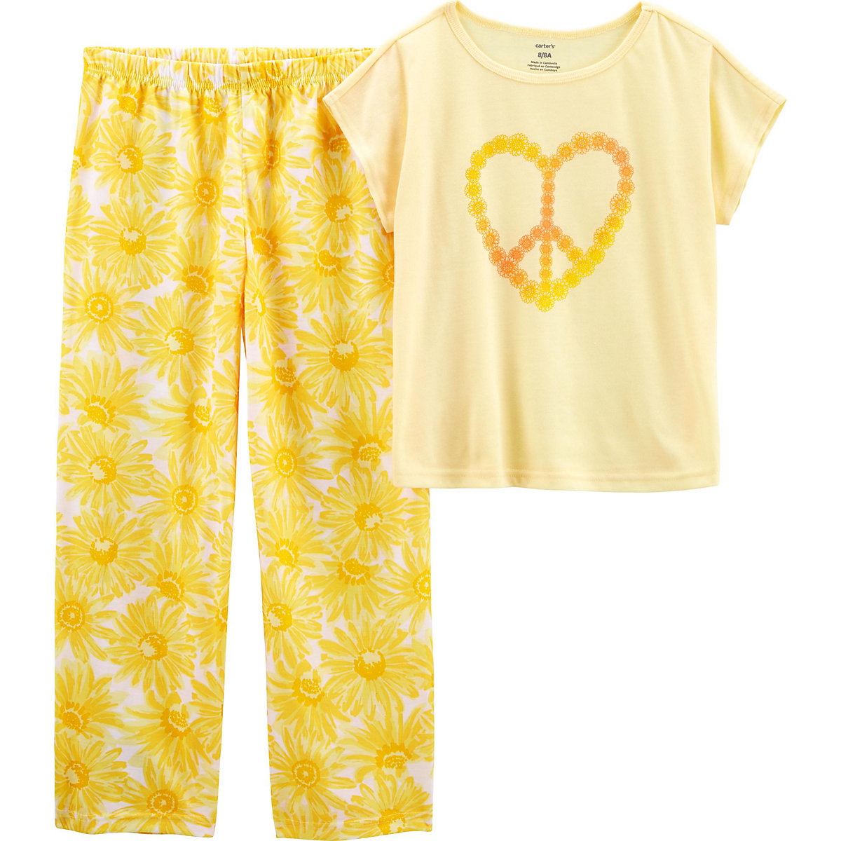 carter`s Schlafanzug für Mädchen gelb