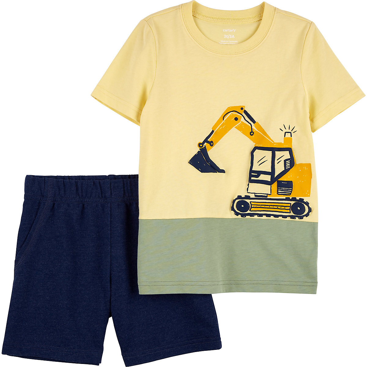carter`s Baby Set T-Shirt + Shorts für Jungen mehrfarbig