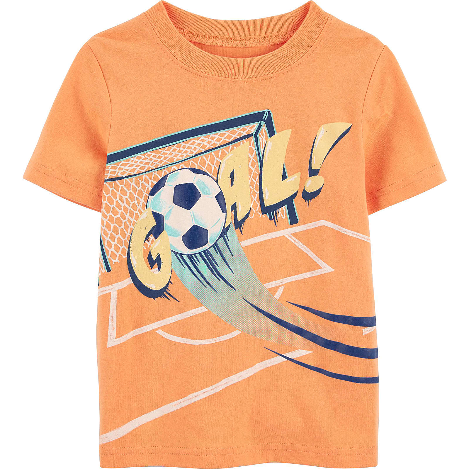 carter`s T-Shirt für Jungen, Fußball orange Junge Gr. 92