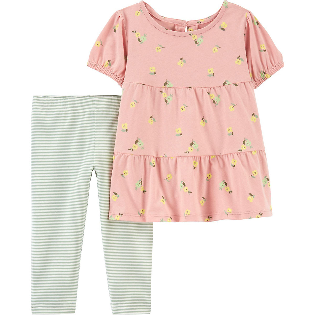 carter`s Baby Set T-Shirt + Leggings für Mädchen rosa-kombi