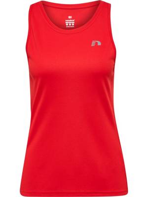 newline WOMEN CORE RUNNING SINGLET Langarmblusen rot