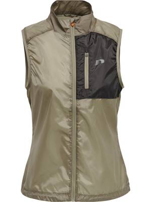 newline WOMEN PACKABLE TECH GILET Westen braun