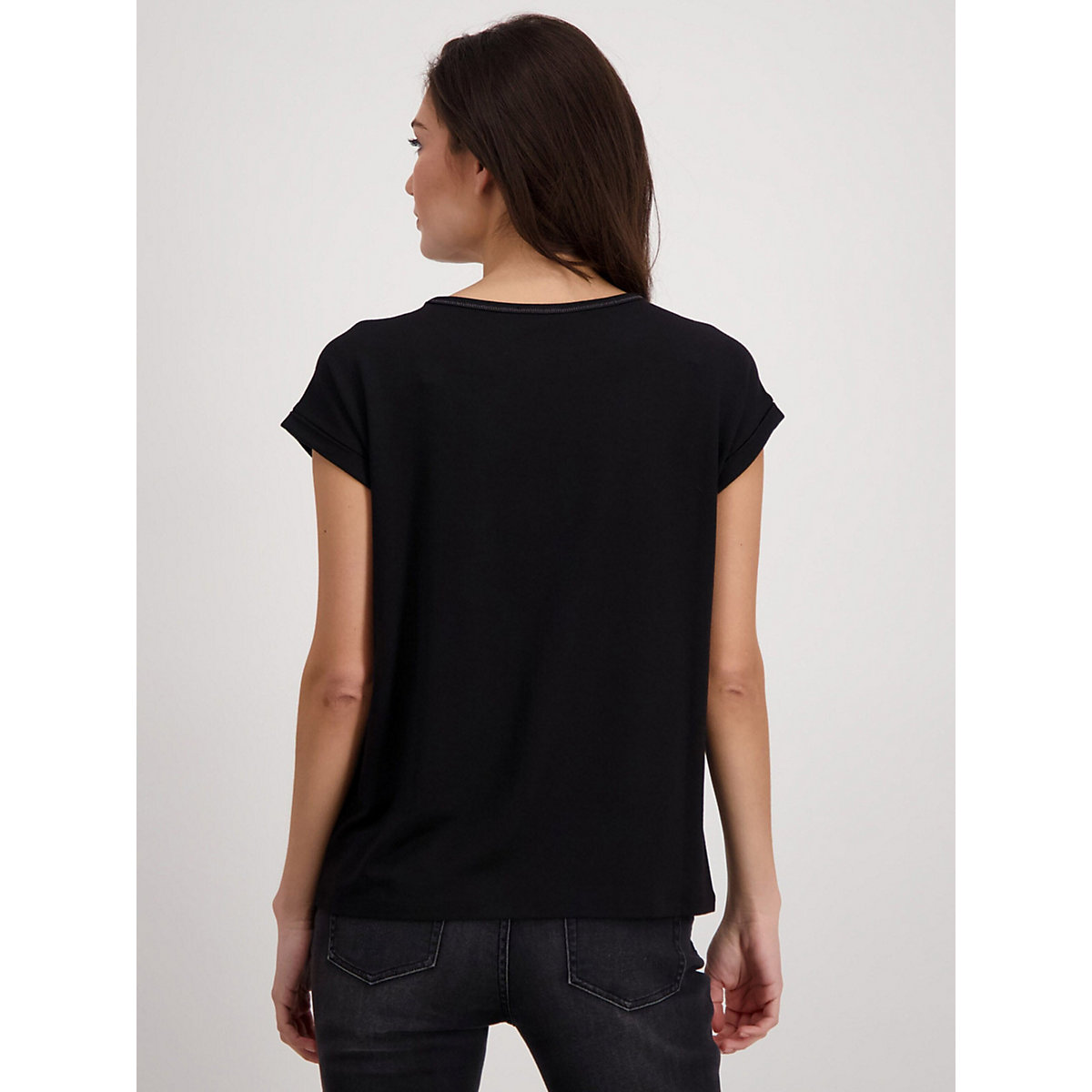 monari T-Shirt für Mädchen schwarz/grau