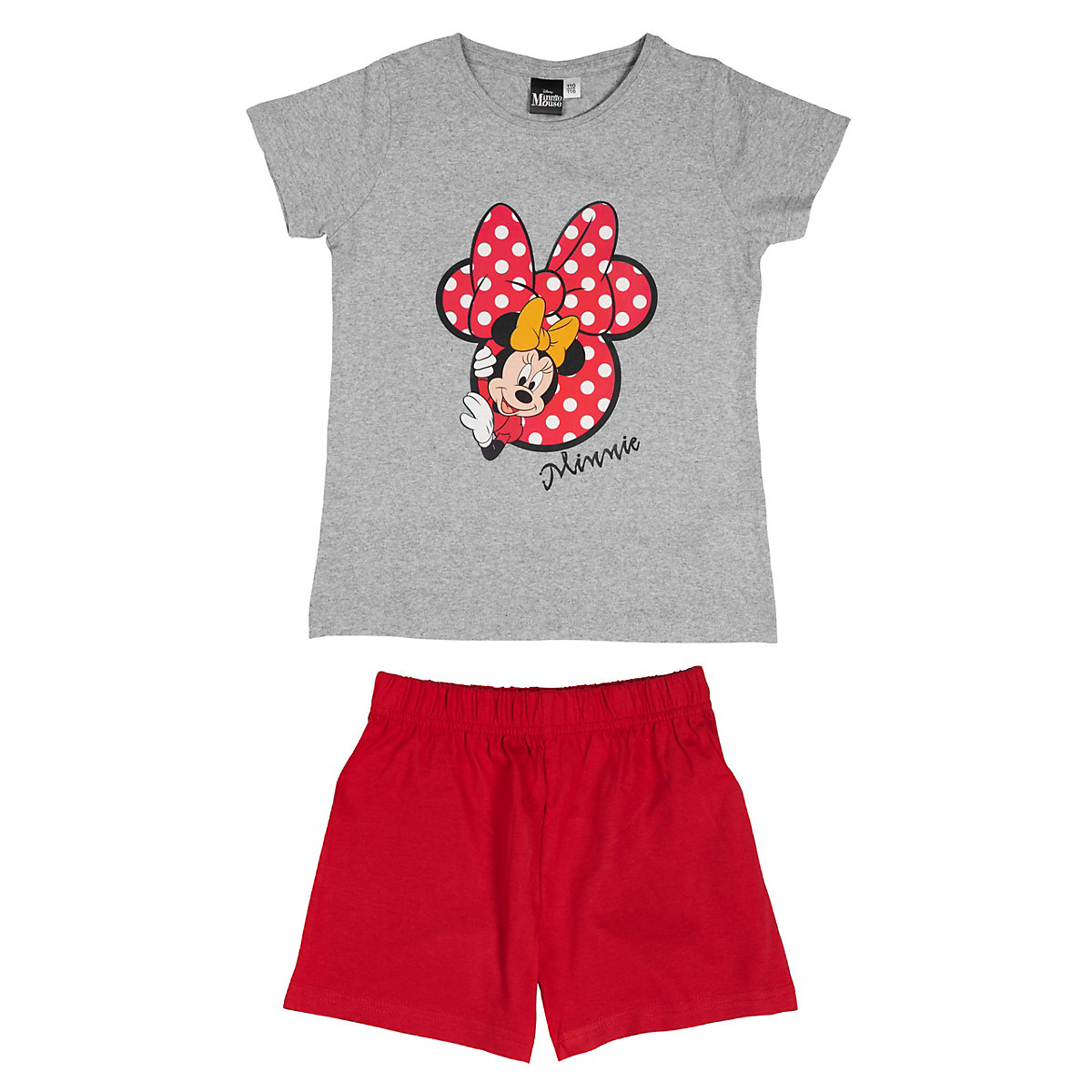 United Labels Disney Minnie Mouse Schlafanzug Pyjama Set Kurzarm Oberteil mit Hose Schlafanzüge mehrfarbig