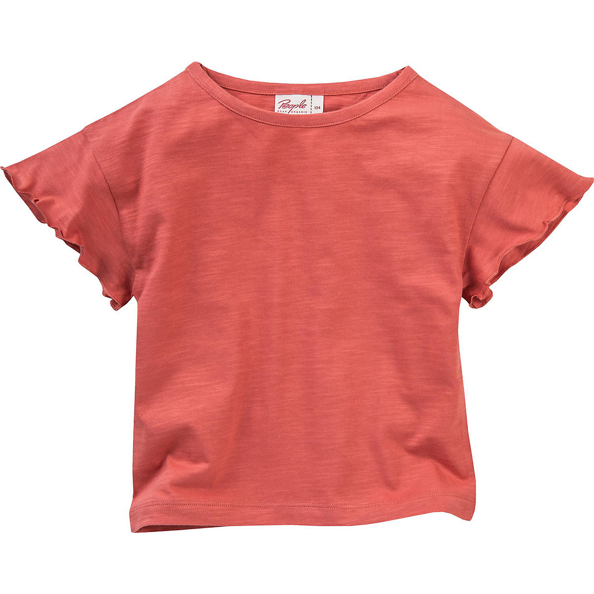 People Wear Organic T-Shirt für Mädchen Organic Cotton rot