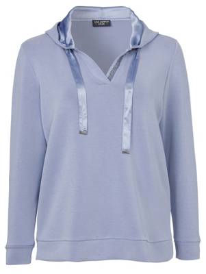 Via Appia Sweatshirt Sportives Sweatshirt in unifarbenem Stil blau