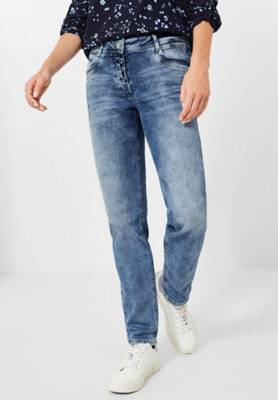 CECIL Loose Fit Jeans blue denim