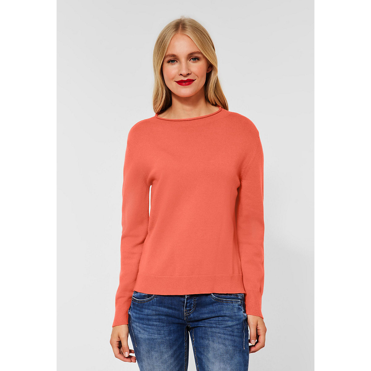 Street One Pullover für Mädchen orange