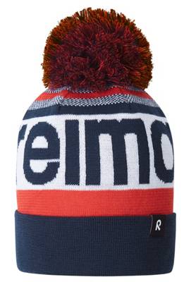 Reima Beanie Taasko Bommelmützen für Kinder blau/grün