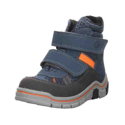 Jungen Stiefel Schuhe Gabris Boots Kinderschuhe reflektierende Details Leder-/Textilkombination uni Winterstiefel
