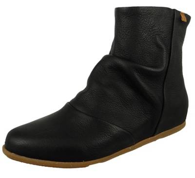 EL NATURALISTA Damen Elegante Stiefelette Stella N5208 Schwarz Black Leder mit EVA Ankle Boots schwarz