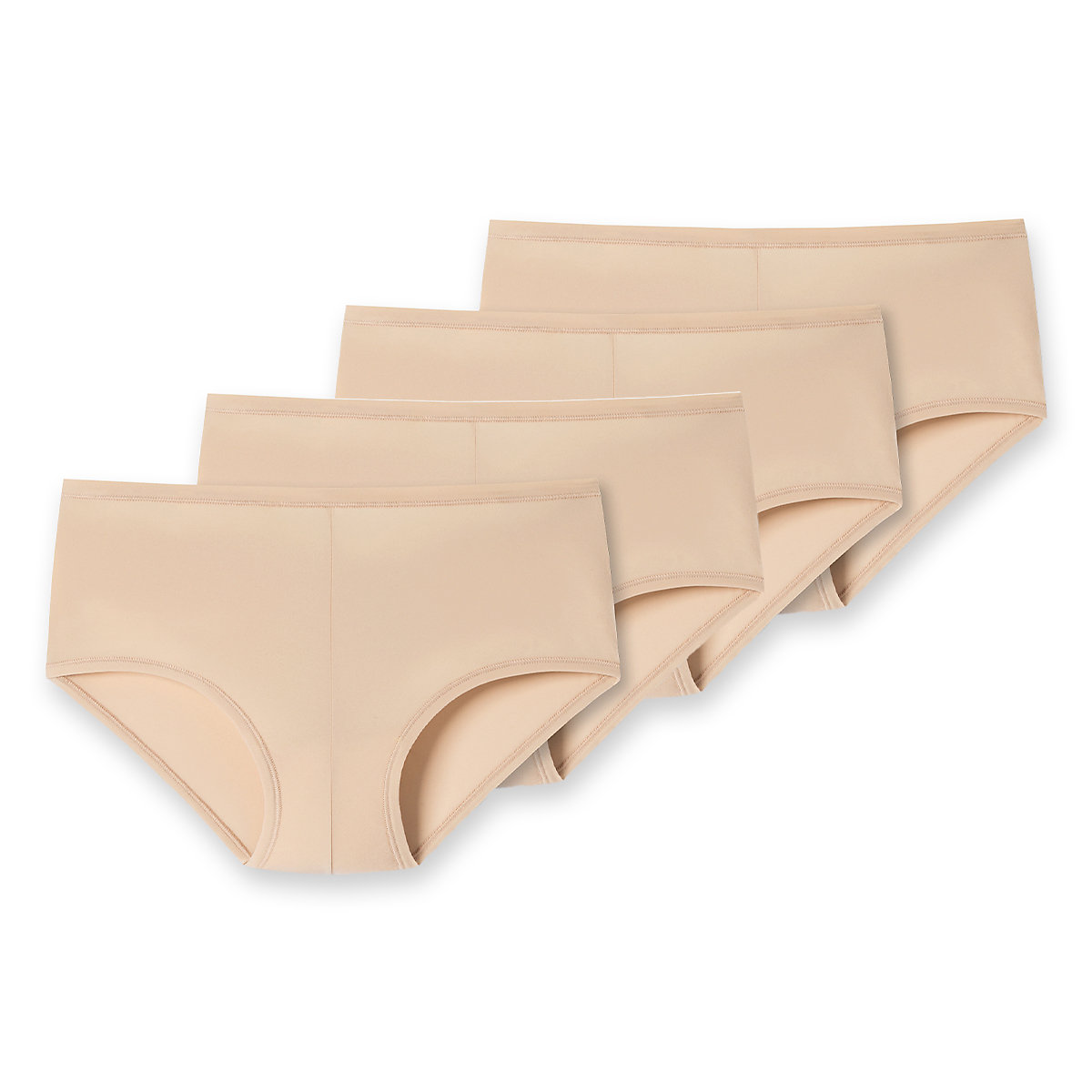 uncover by SCHIESSER Shorty 4er Pack Basic Panties sand