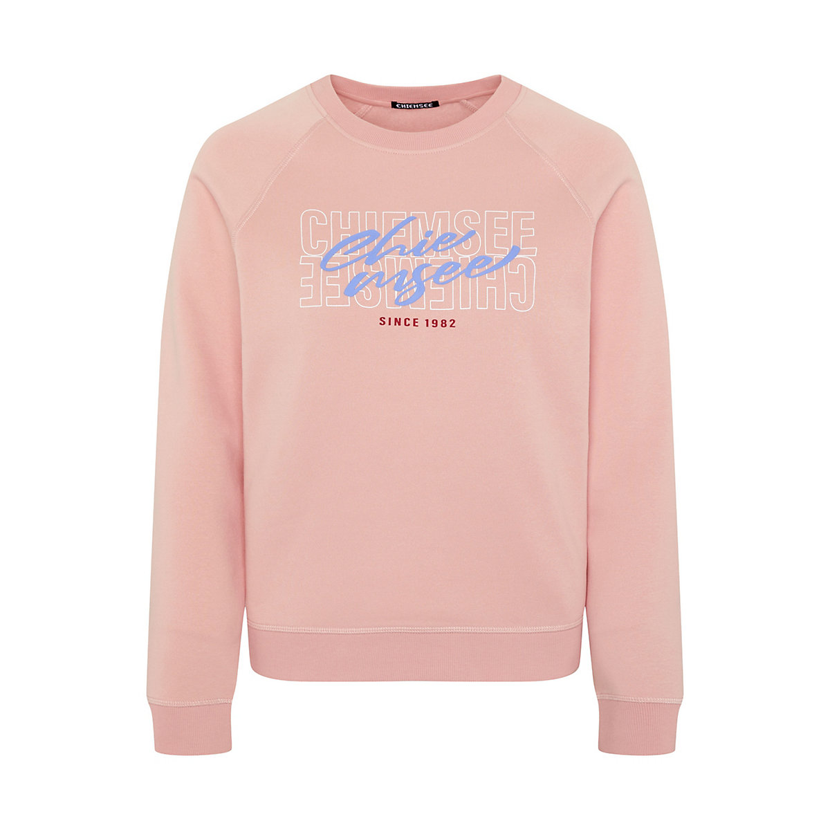 CHIEMSEE Sweatshirt aus Baumwollmix mit Label-Print Sweatshirts hellrosa