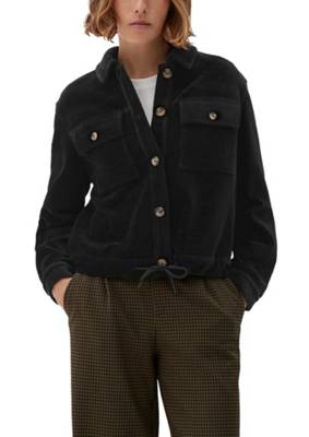 s.Oliver Blouson in Cord-Qualität Übergangsjacken schwarz