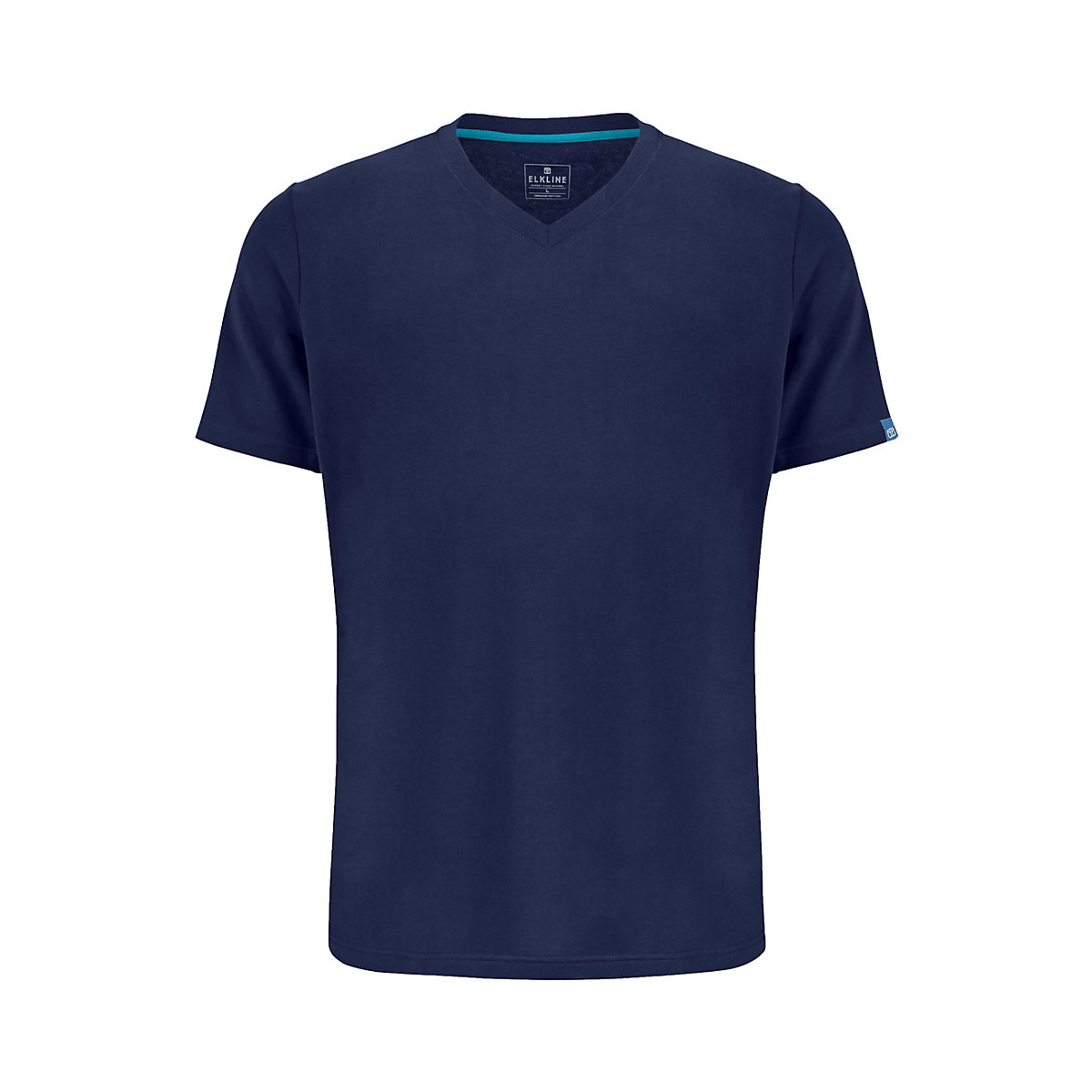 elkline T-Shirt Must Be V-Ausschnitt blau