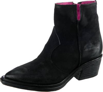 A.S.98 Westernstiefeletten schwarz/pink