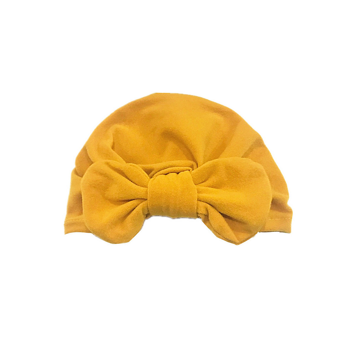 Vetaka Turban-Mütze mit Schleife Knoten für Kinder gelb Vetaka Turban-Mütze mit Schleife Knoten für Kinder gelb