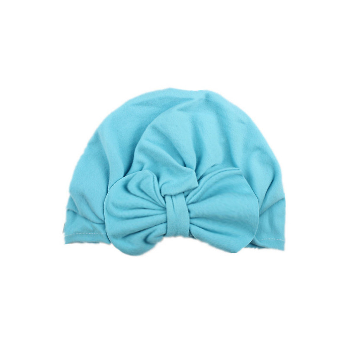 Vetaka Turban-Mütze mit Schleife Knoten für Kinder blau