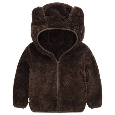 Vicabo Fleecejacke für Mädchen Jungen Winterjacken für Mädchen karamel