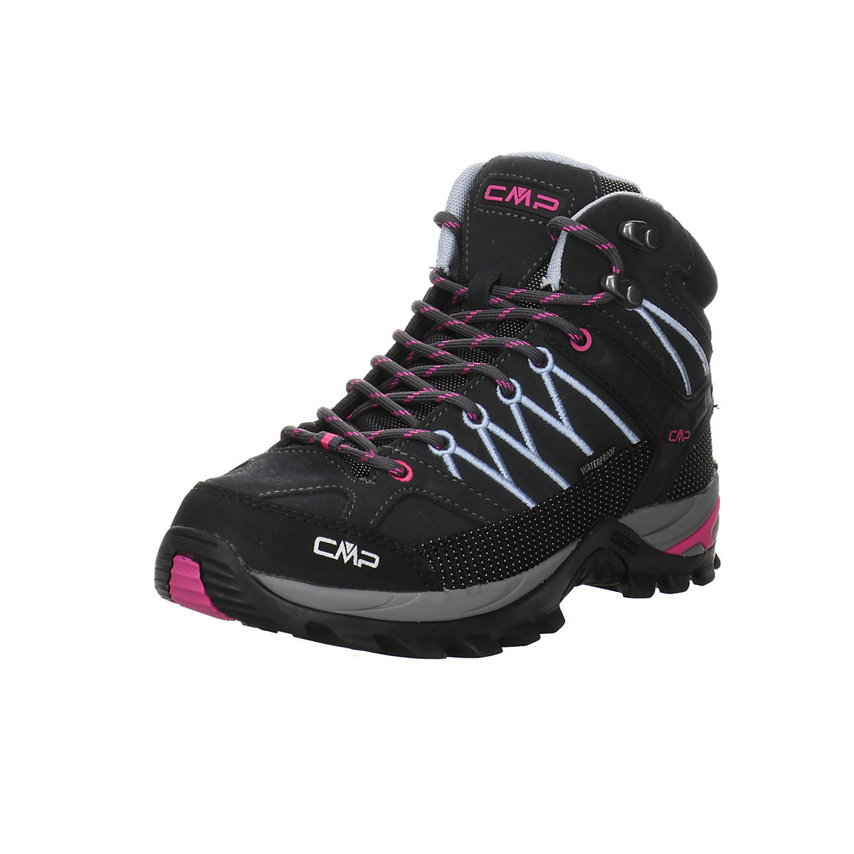 CMP Damen Schuhe Outdoor Rigel Mid Outdoorschuh Wandern Trekking Leder-/Textilkombination uni Outdoorschuhe grau